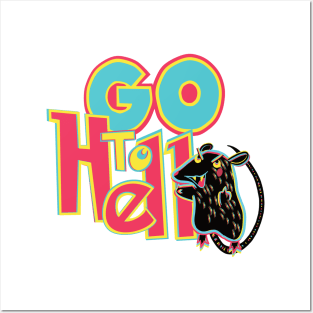 Go to Hell Posters and Art